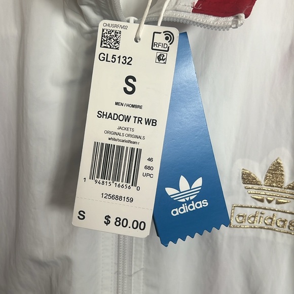 NWT Adidas Wind Breaker Jacket Size Small - Picture 2 of 7